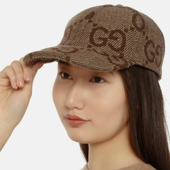 💯😍❤️ New Model 2024 GUCCI GG UNISEX ANTONIO WOOL BASEBALL CAP - Picture 14 of 16